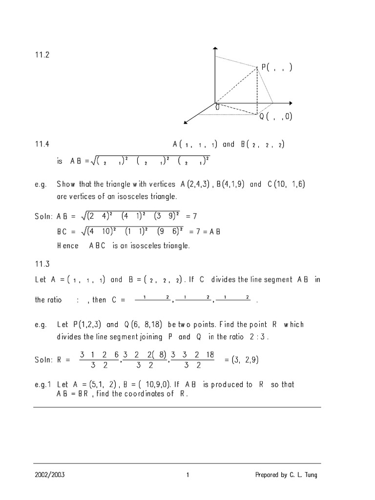 MSU 3D Geometry SISS Notes | PDF | Angle | Geometry