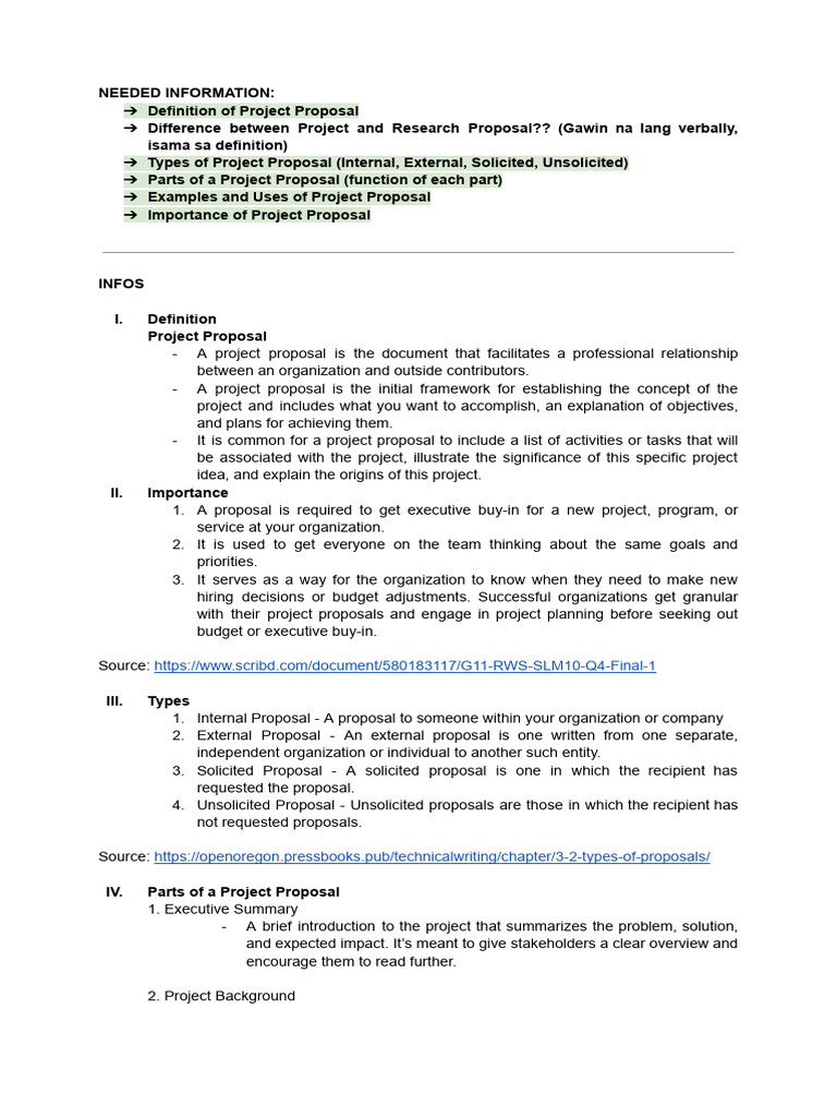 r&w Project Proposal | PDF | Business