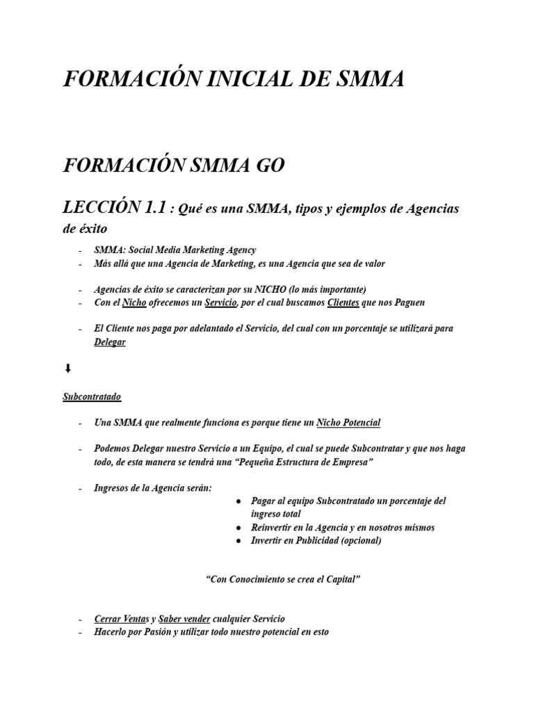 Formación Smma | PDF | Redaccion | Marca