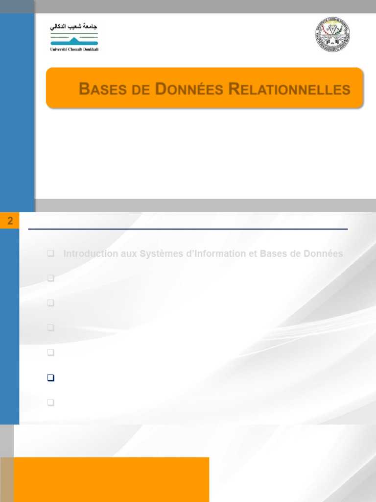 Bdd-Chapitre 6 | PDF | Base de données relationnelle | Bases de données