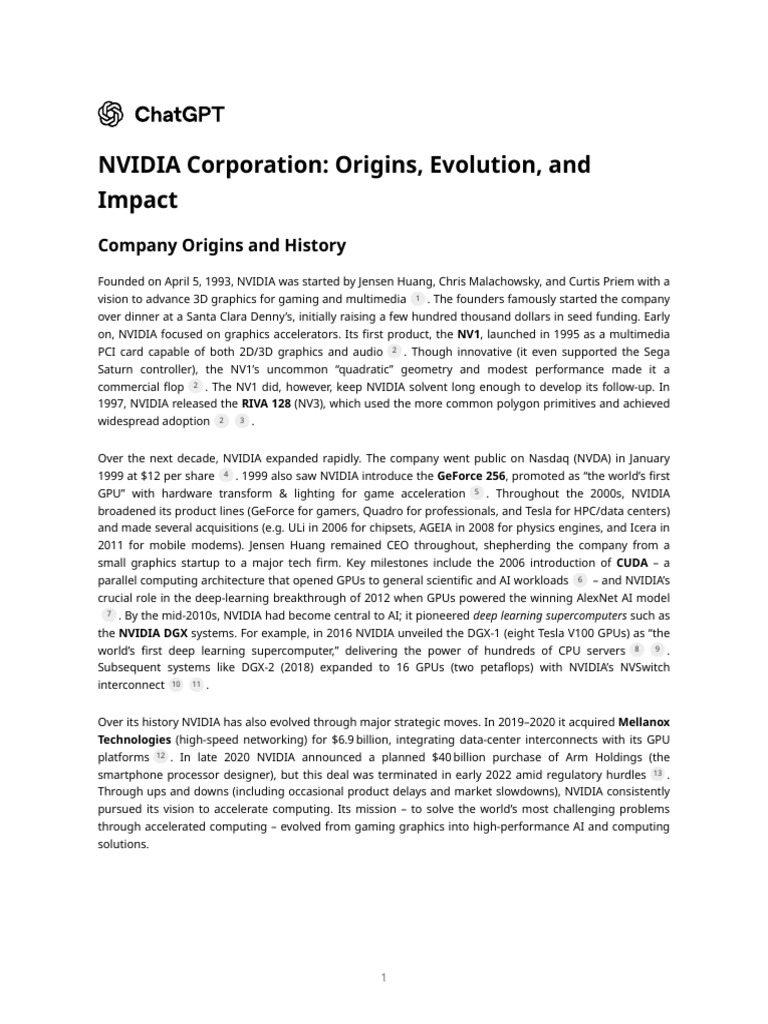Nvidia Report | PDF | Graphics Processing Unit | Computing