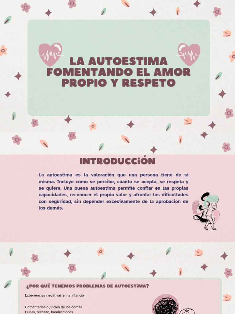 La Autoestima Fomentando El Amor Propio y Respeto - 20260128 - 065249 ...