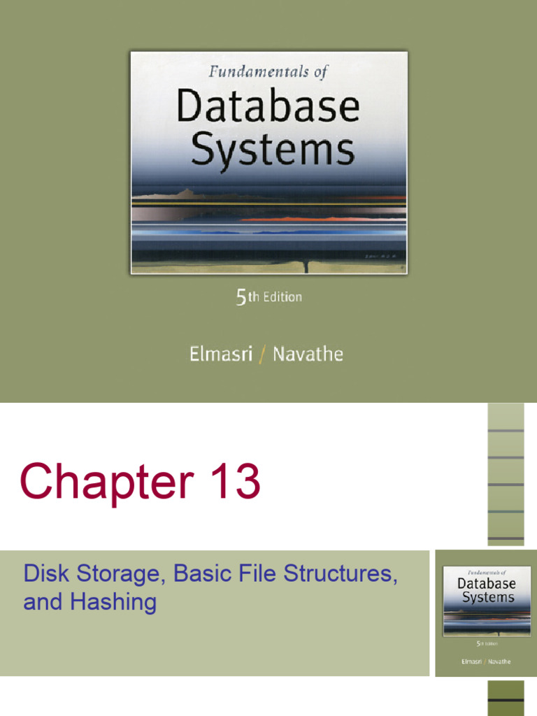 Ch13-Disk Storage, Basic File Structures, And Hashing | PDF | Computer ...