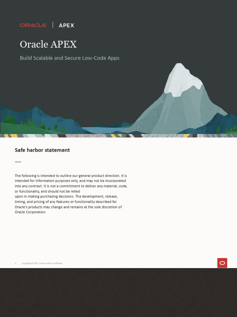 Apex Overview | PDF | Databases | Oracle Corporation