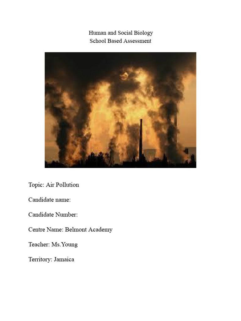 HSB Sba | PDF | Air Pollution | Smoke