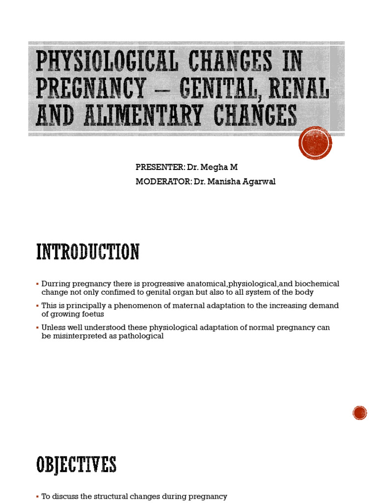 Physiological Changes in Pregnancy | PDF | Urinary System | Kidney