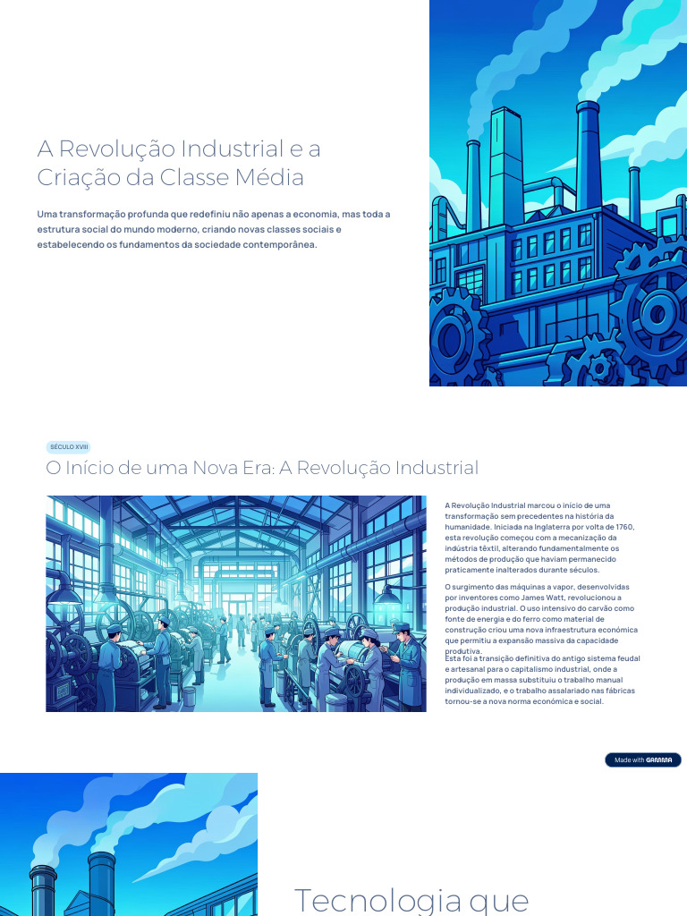 A Revolucao Industrial e A Criacao Da Classe Media | PDF | Revolução ...