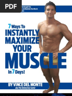 7 Ways To Instantly Maximize Your Muscle