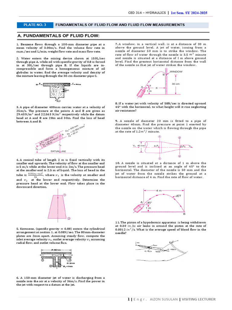 PLATE-NO.-3 | PDF | Flow Measurement | Pressure