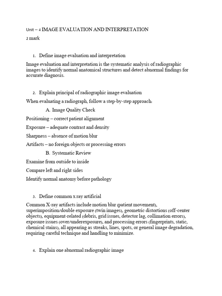 Imaging Studies Full 1-7 | PDF | Medical Imaging | Radiation Protection
