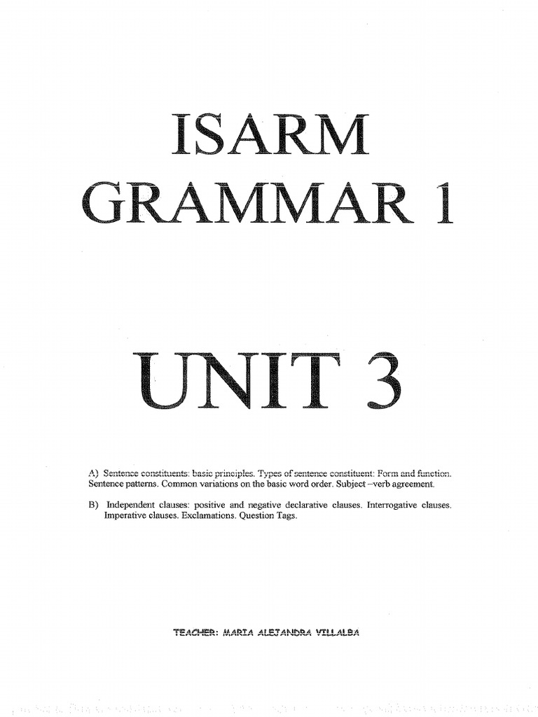 Material de Estudio Unit 3 - FINAL | PDF