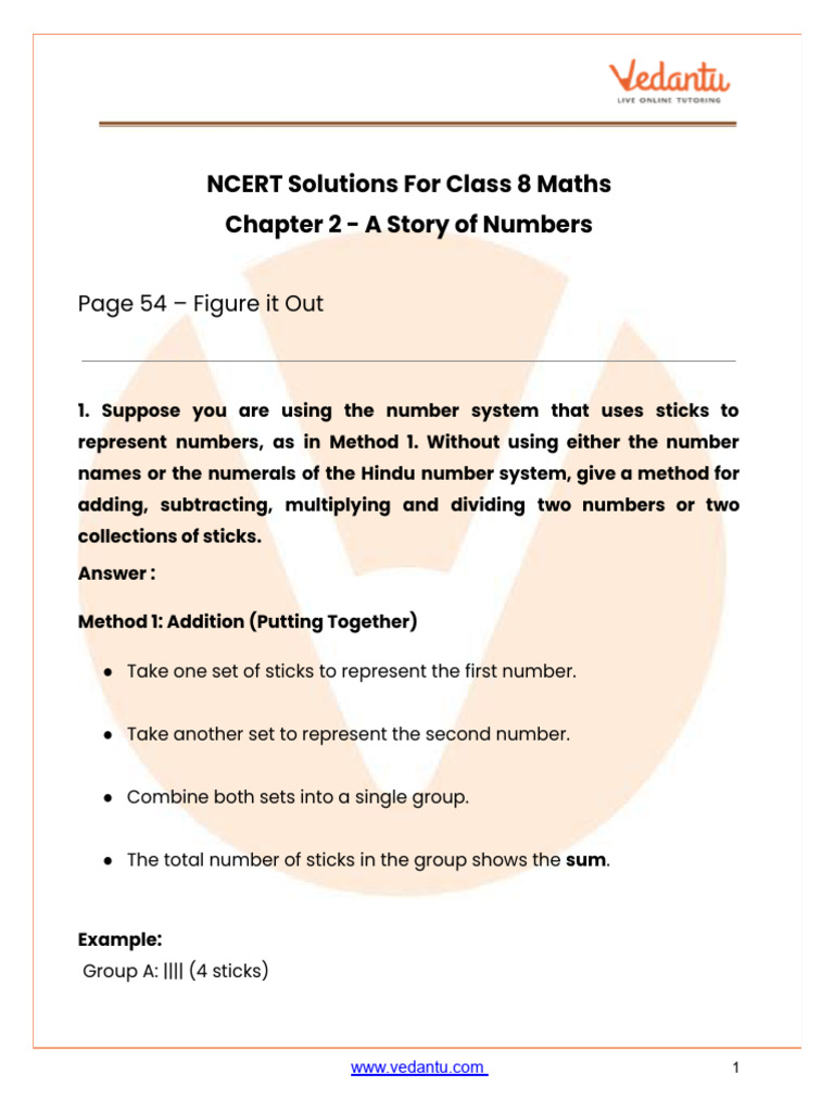 NCERT Solutions For Class 8 Maths Chapter 3 - Free PDF Download | PDF ...