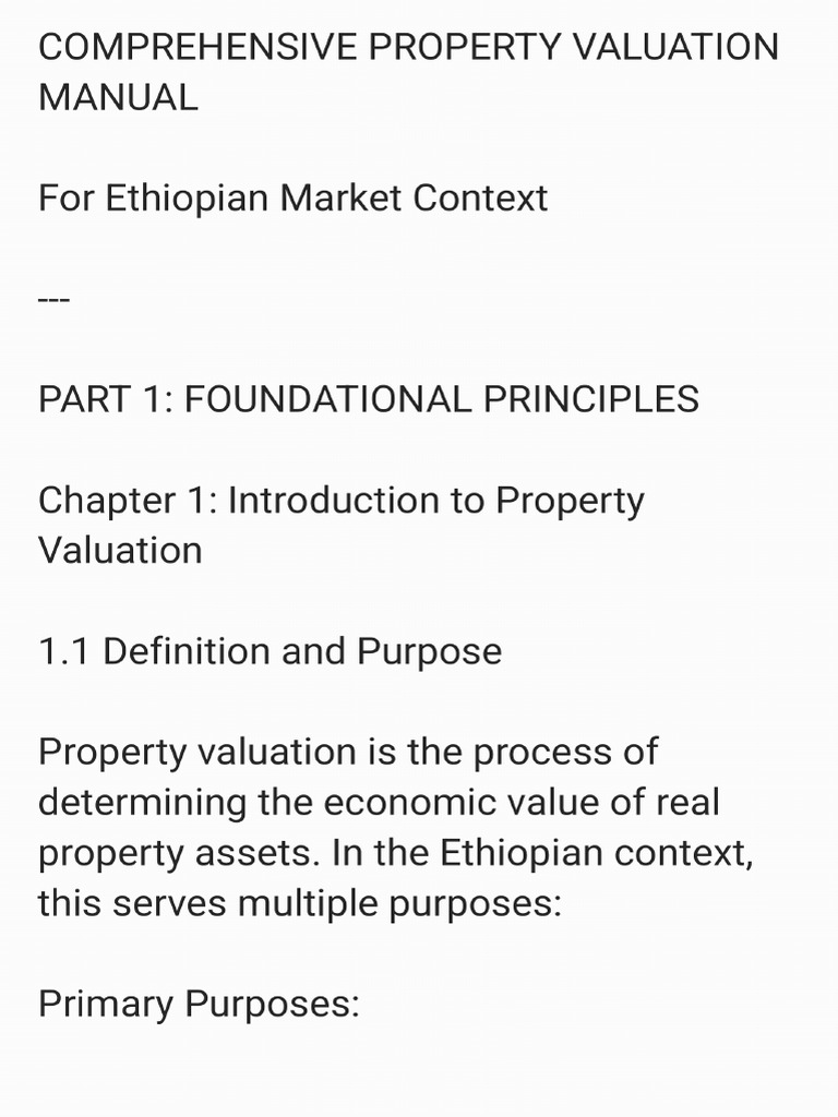 Property Valuation Manual _251230_212631 | PDF