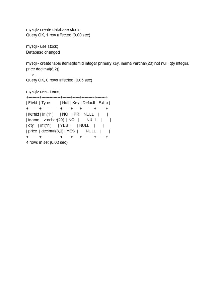 Stuck Tables | PDF
