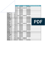 Attendence Sheet