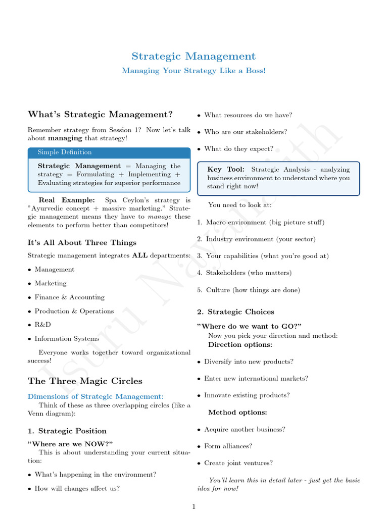 sm 2 | PDF | Strategic Management | Business