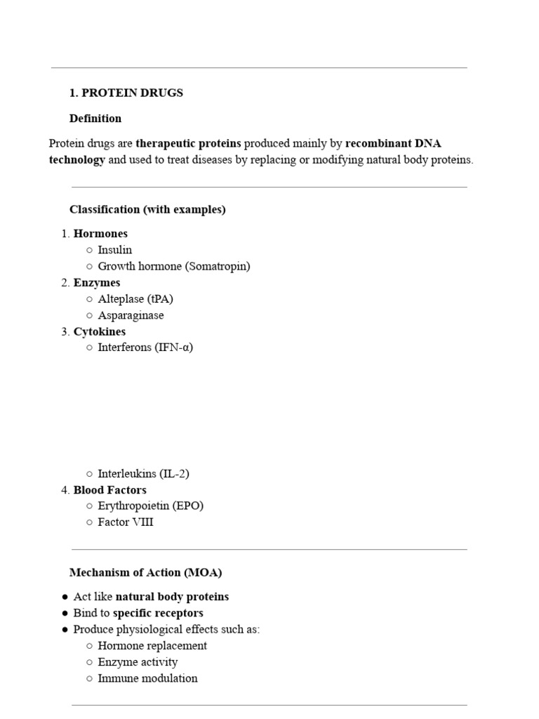 Protein Drugs, Monoclonal Antibodies, Target Drugs To Antigen ...