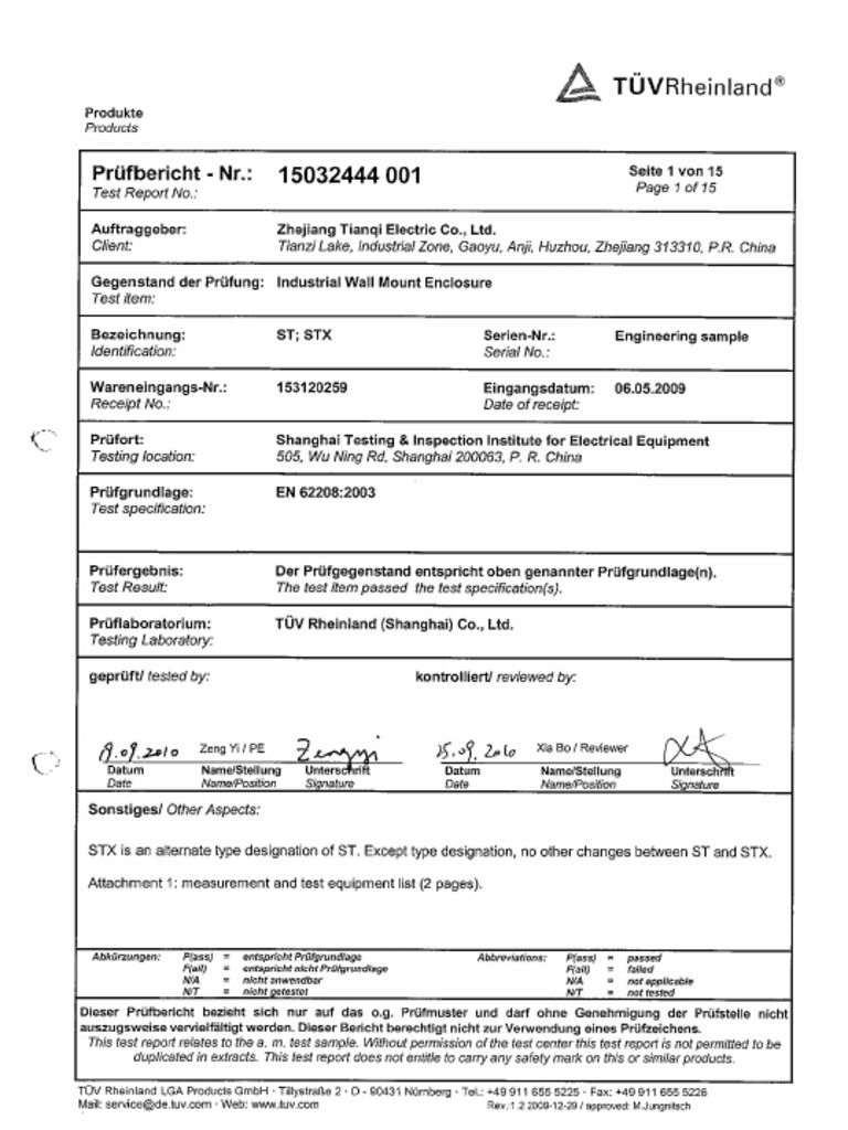 ST STX Ip66 | PDF