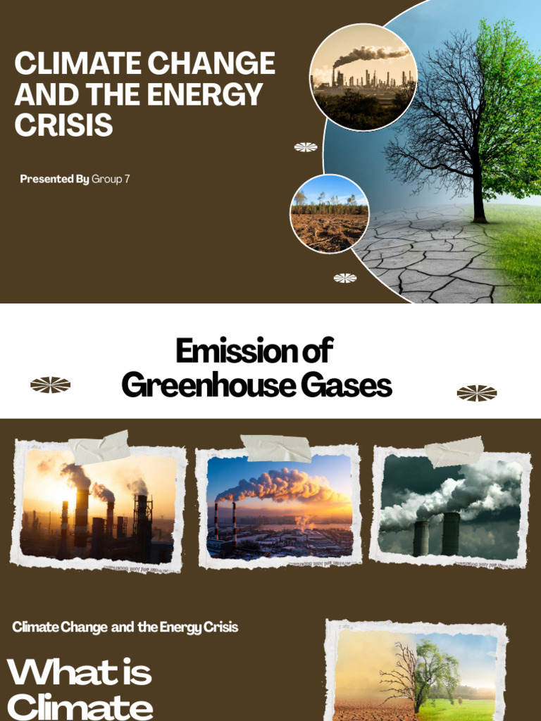Climate Change and Energy Crisis 2 | PDF | Climate Change | Greenhouse ...