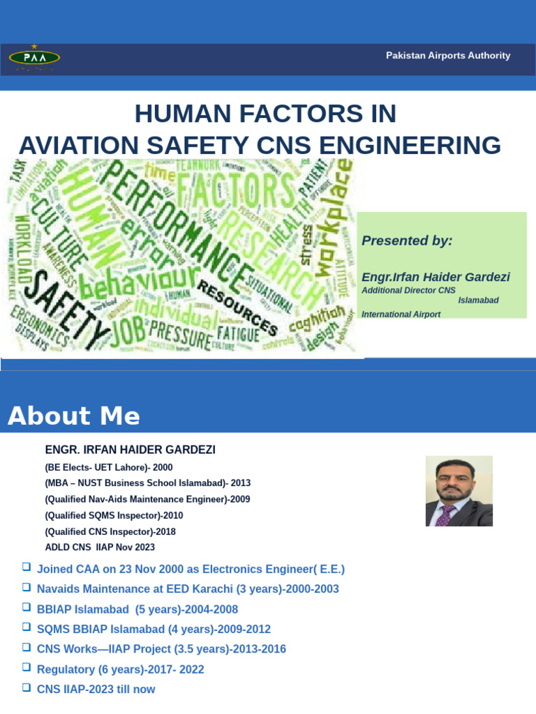 Human Factors in Aviation Safety CNS Engineering | PDF | Safety | Aviation