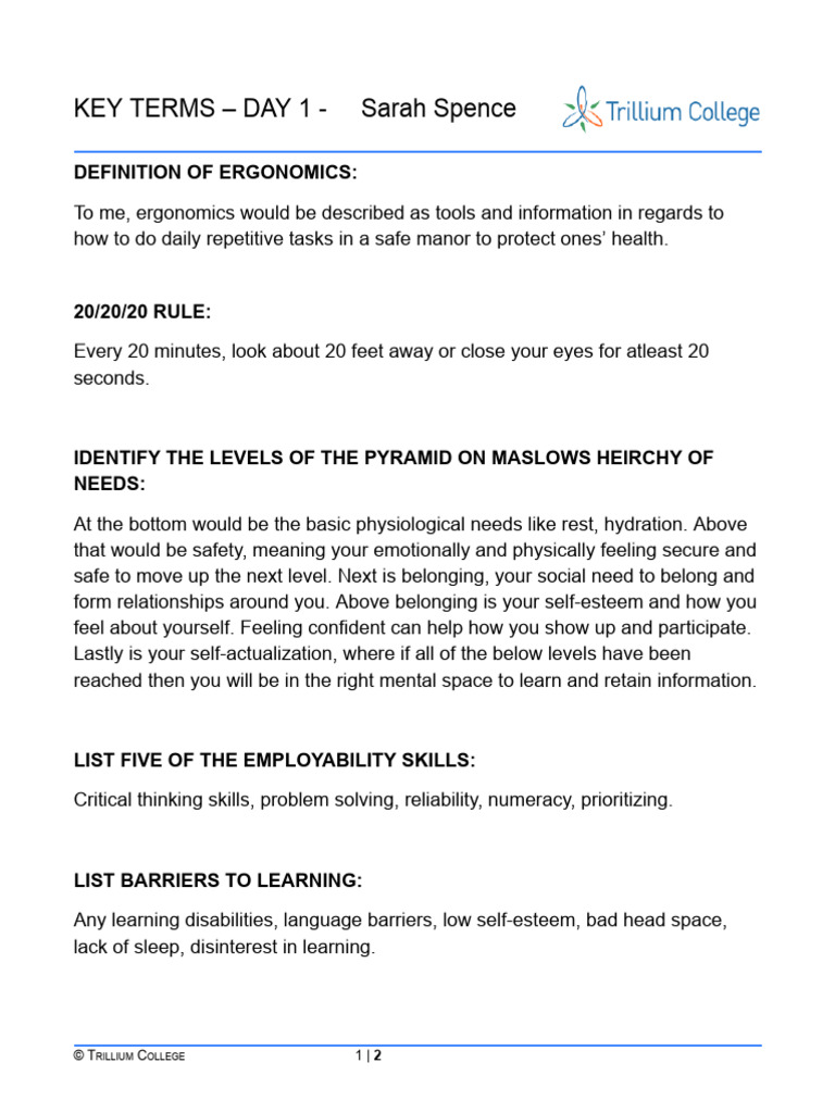 KEYTERMS-DAY1 | PDF