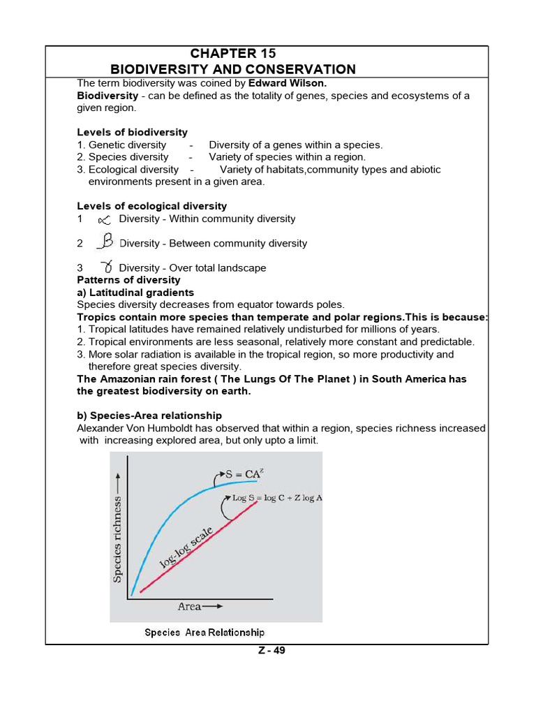 Biodiversity and Conservation | PDF | Biodiversity | Conservation Biology