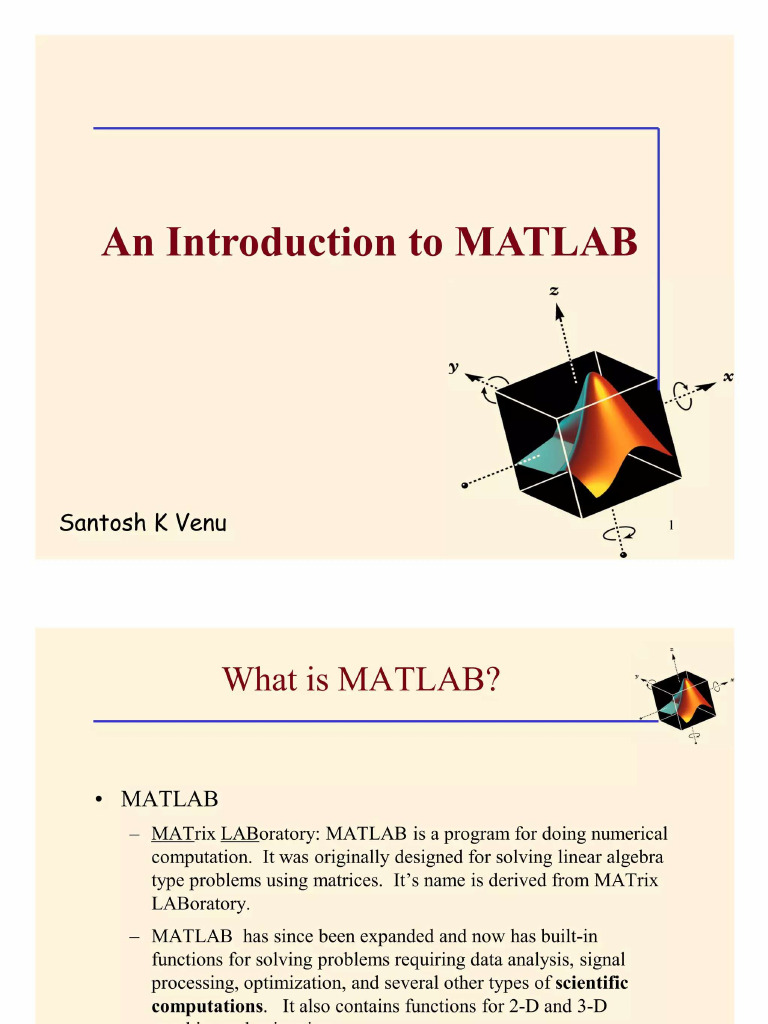 Matlab | PDF