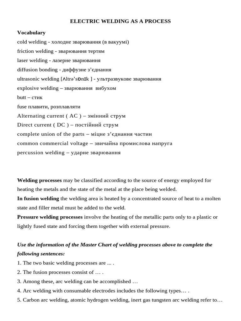 Electric Welding as a Process | PDF | Welding | Construction
