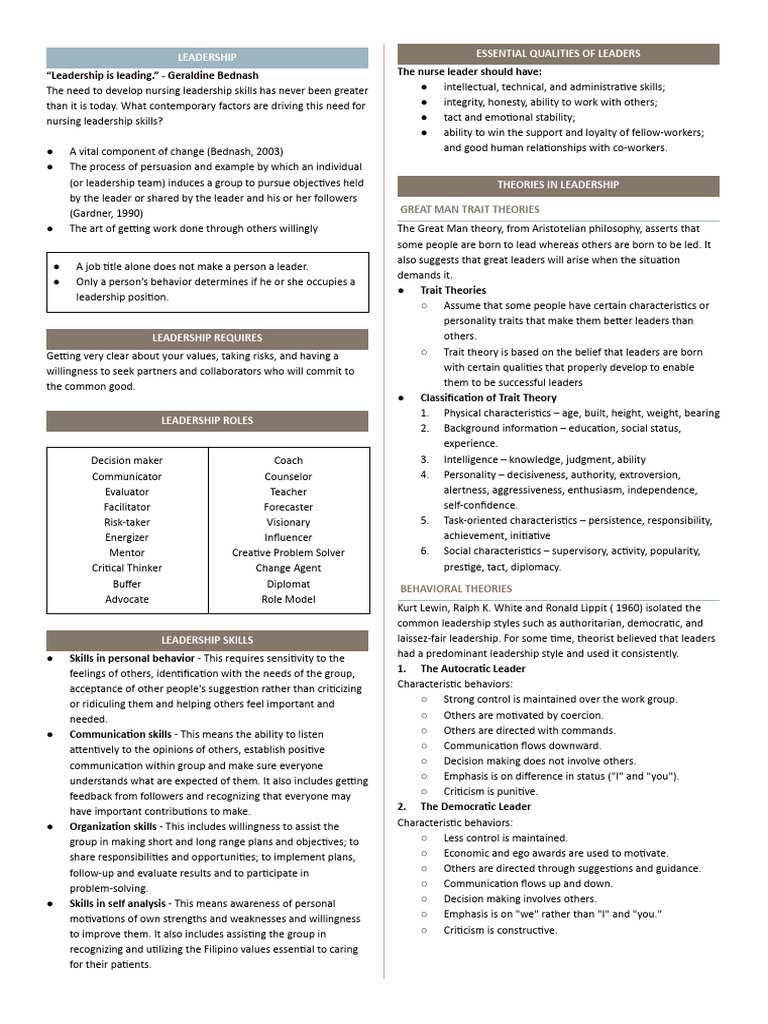Leadership & Management | PDF | Leadership | Social Psychology