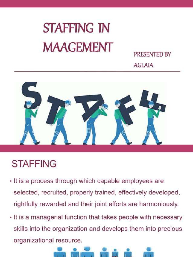 staffing in management slide | PDF