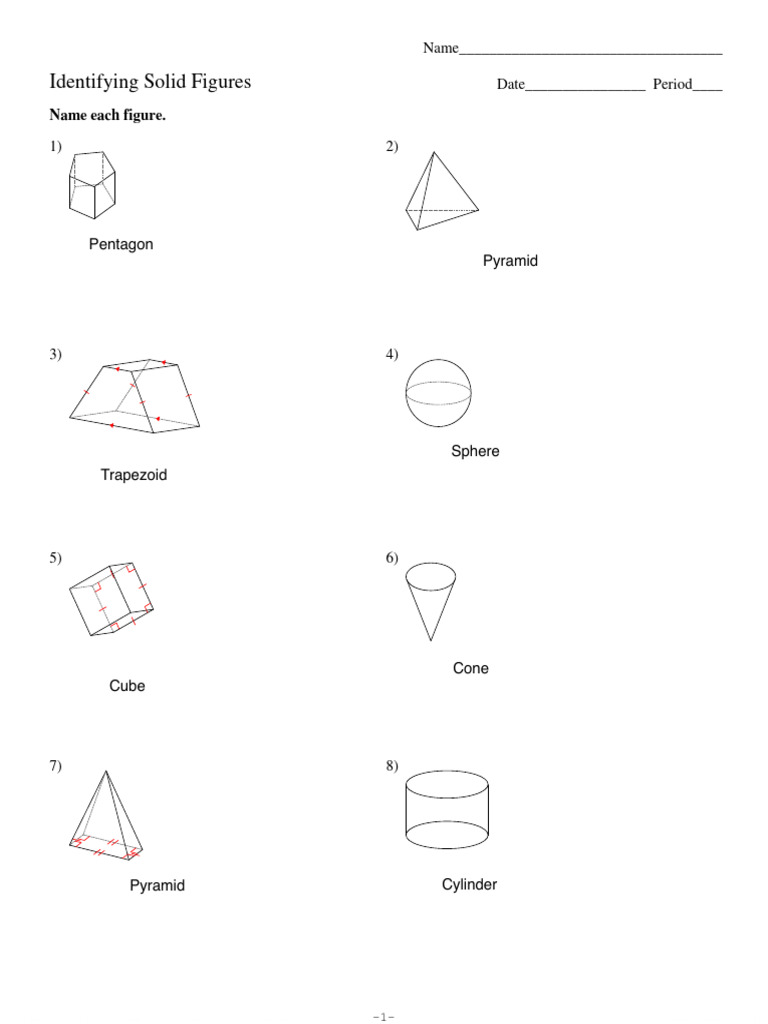 WU Identifying+Solid+Figures | PDF | Geometric Objects | Geometry