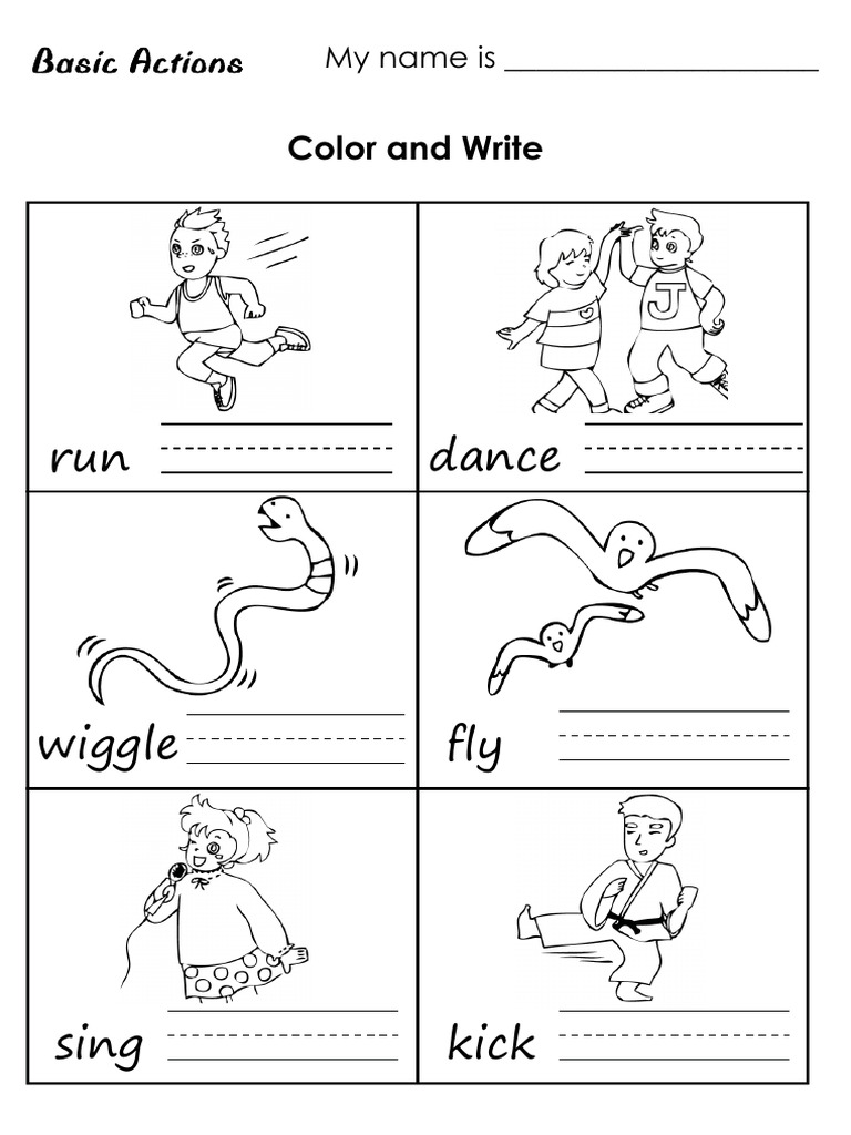 Basic Actions 1 US Qht (1) | PDF