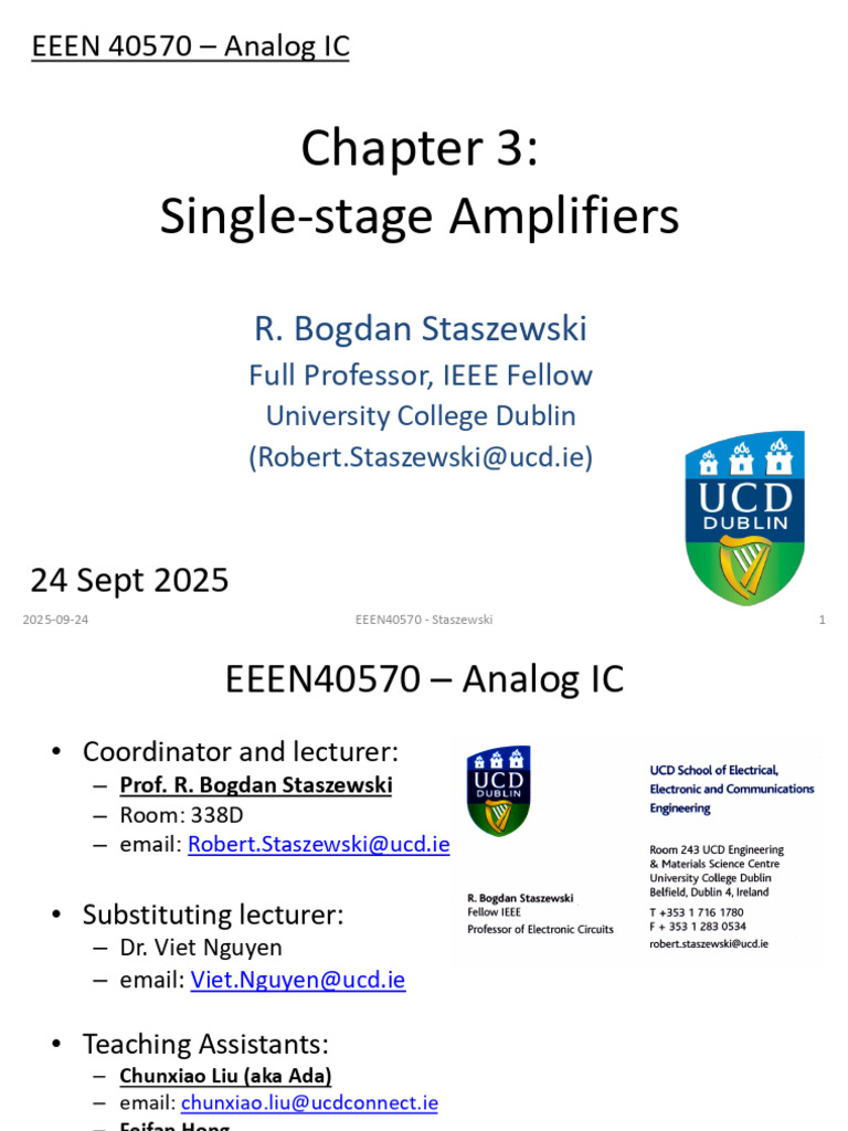 Analog IC Design Amplifier | PDF | Mosfet | Electrical Impedance
