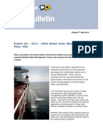 Bulletin - US Ballast Water Exchange Final Regulation