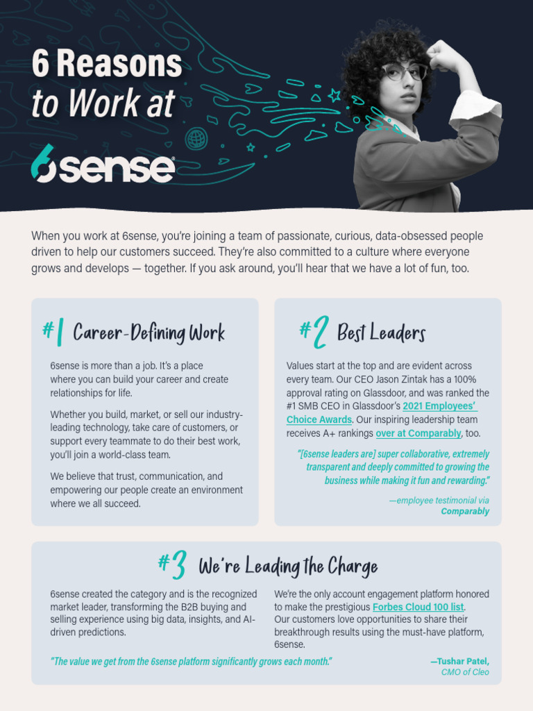 6 Reasons to Work at 6sense | PDF | Business | Economies