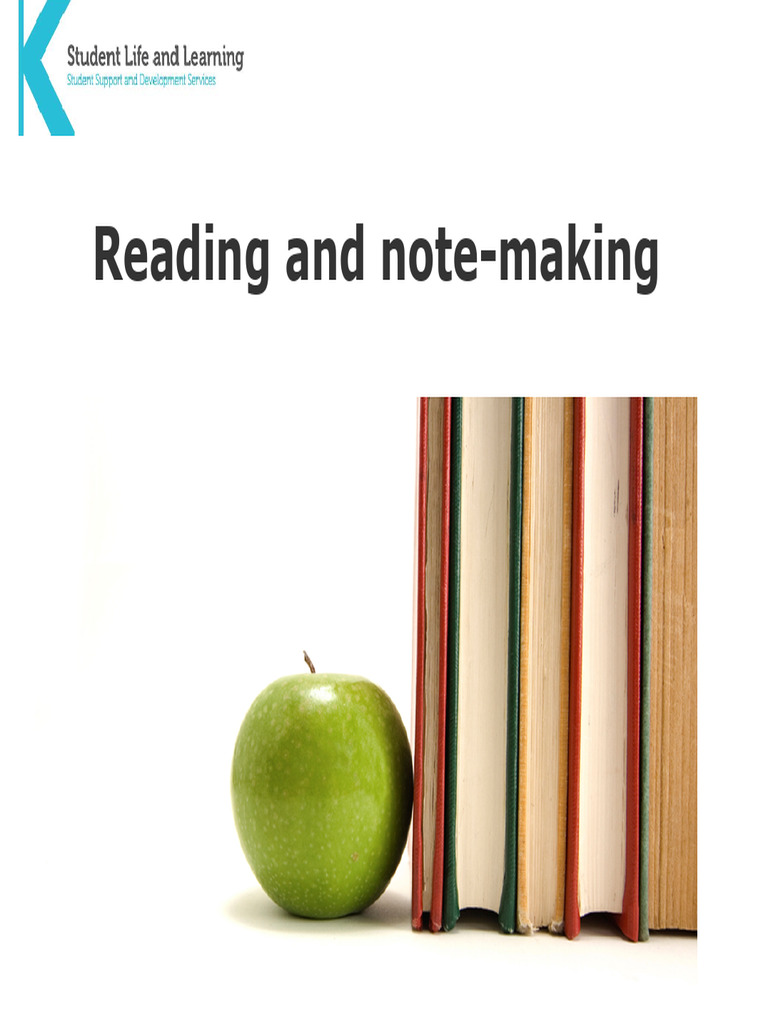 Reading and Note-Making 25 | PDF | Learning | Thought