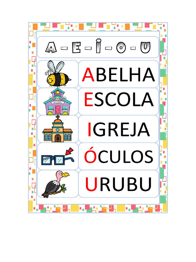 Ficha de Leitura Por Letra | PDF
