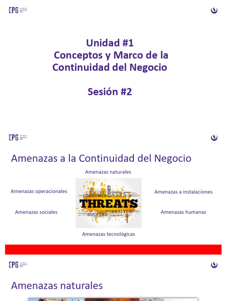 Conceptos y Marco de La Continuidad Del Negocio | PDF | Planificación ...