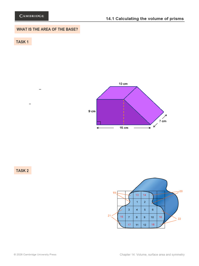 What Is The Area of The Base SOLUTIONS | PDF