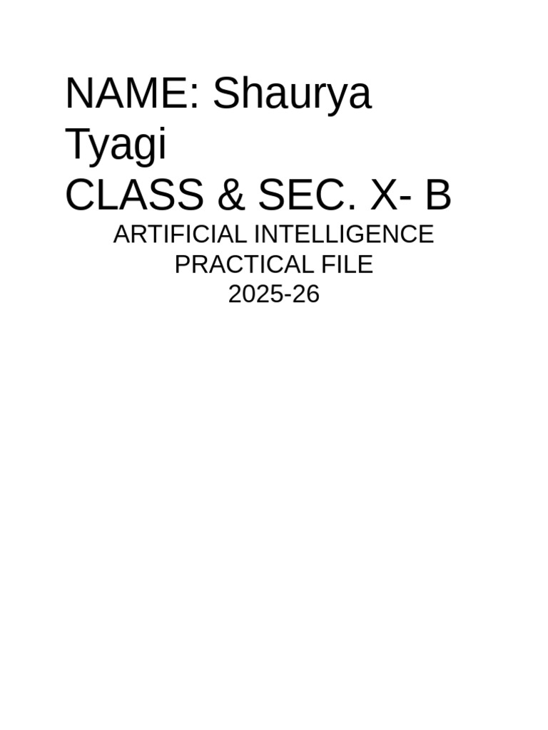 Practical File Class 10 | PDF | Length | Area