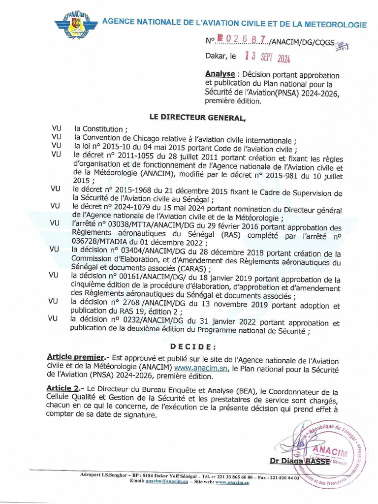 PNSA | PDF | Sécurité | Aviation générale