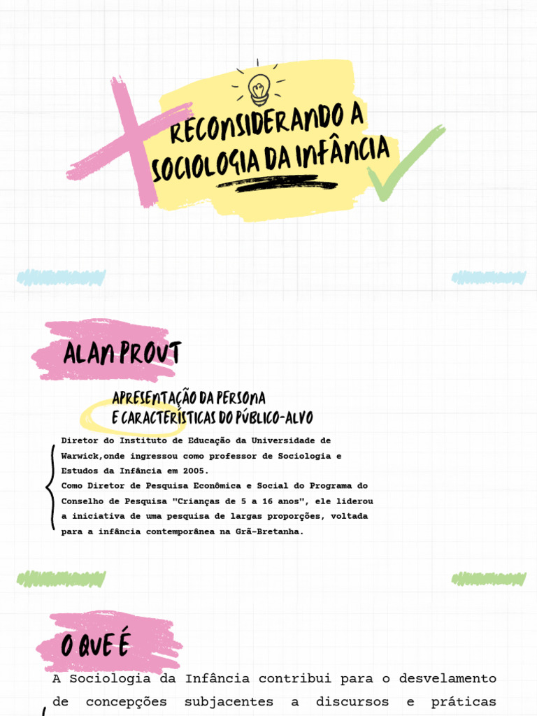 Reconsiderando A Sociologia Da Infância | PDF