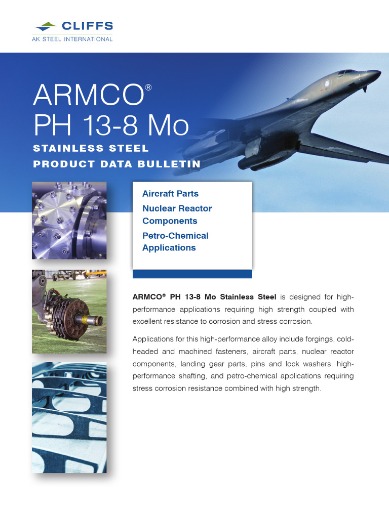 Armco PH 13-8 Mo PDB Euro Final 102022 95 | PDF | Heat Treating ...