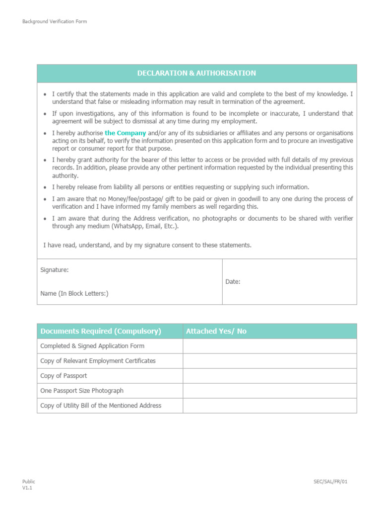 Declaration | PDF
