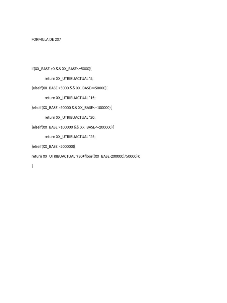 Formula de 207 | PDF