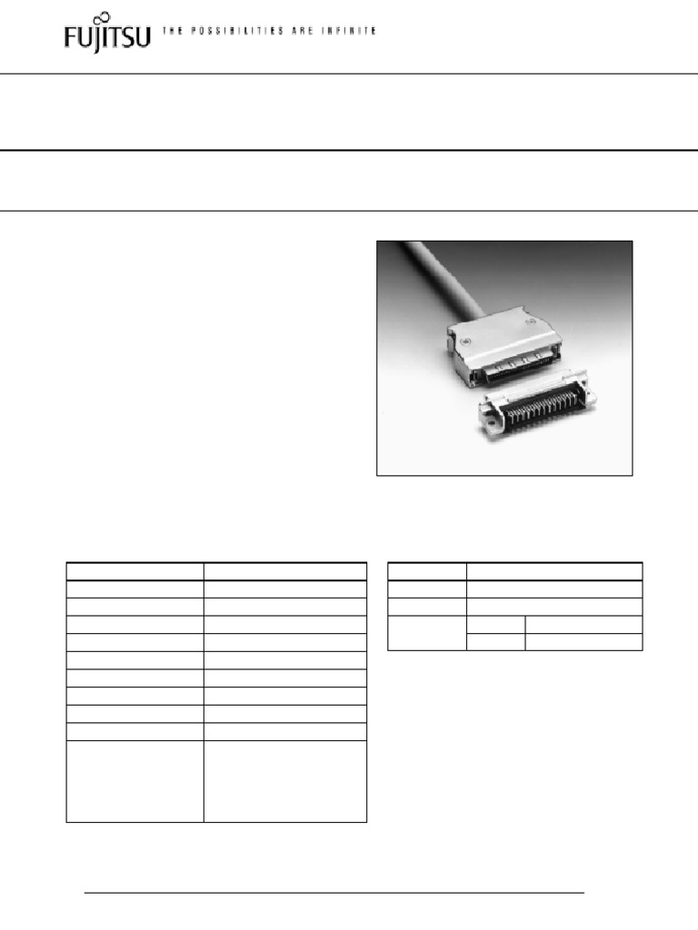 Fujitsu FOR BOARD-TO-CABLE CONNECTION 240 User Manual | PDF ...