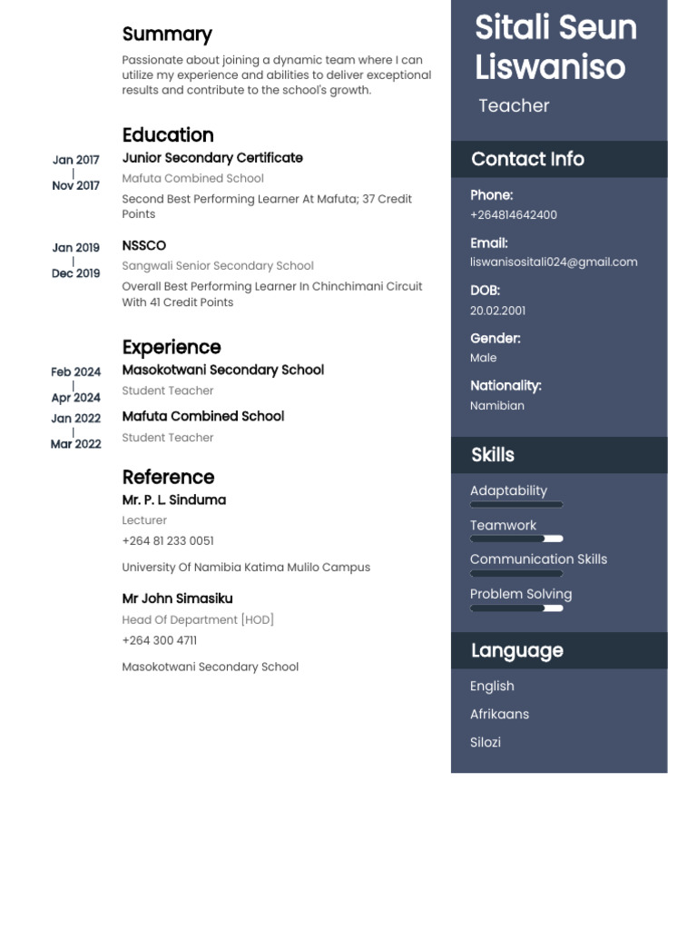 MY CV1 | PDF | Intelligence | Cognition