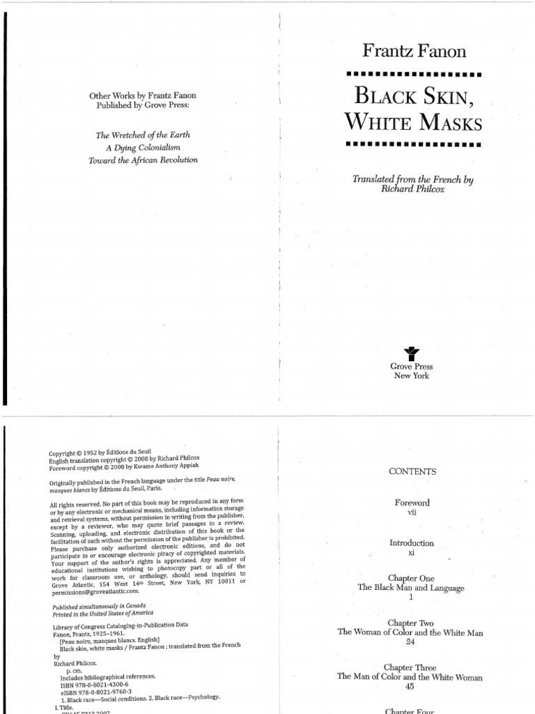 Fanon Lived Experience Philcox translation | PDF