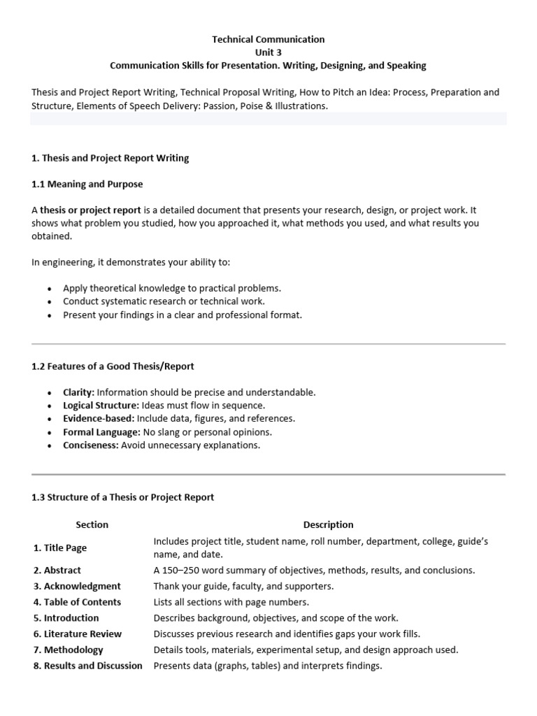 TC Unit 3 Notes | PDF | Methodology | Thesis