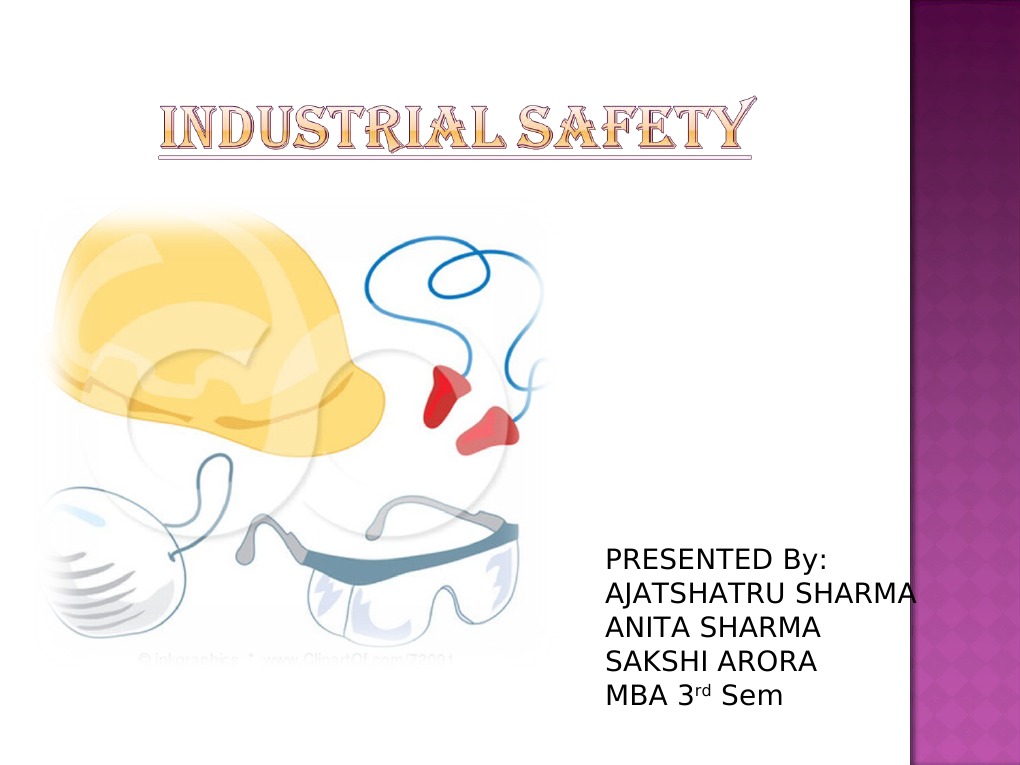 Industrial Safety PDF Occupational Safety And Health Safety